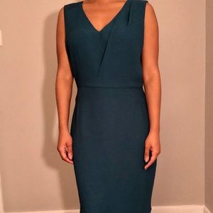 Banana Republic teal sheath dress (size 10)
